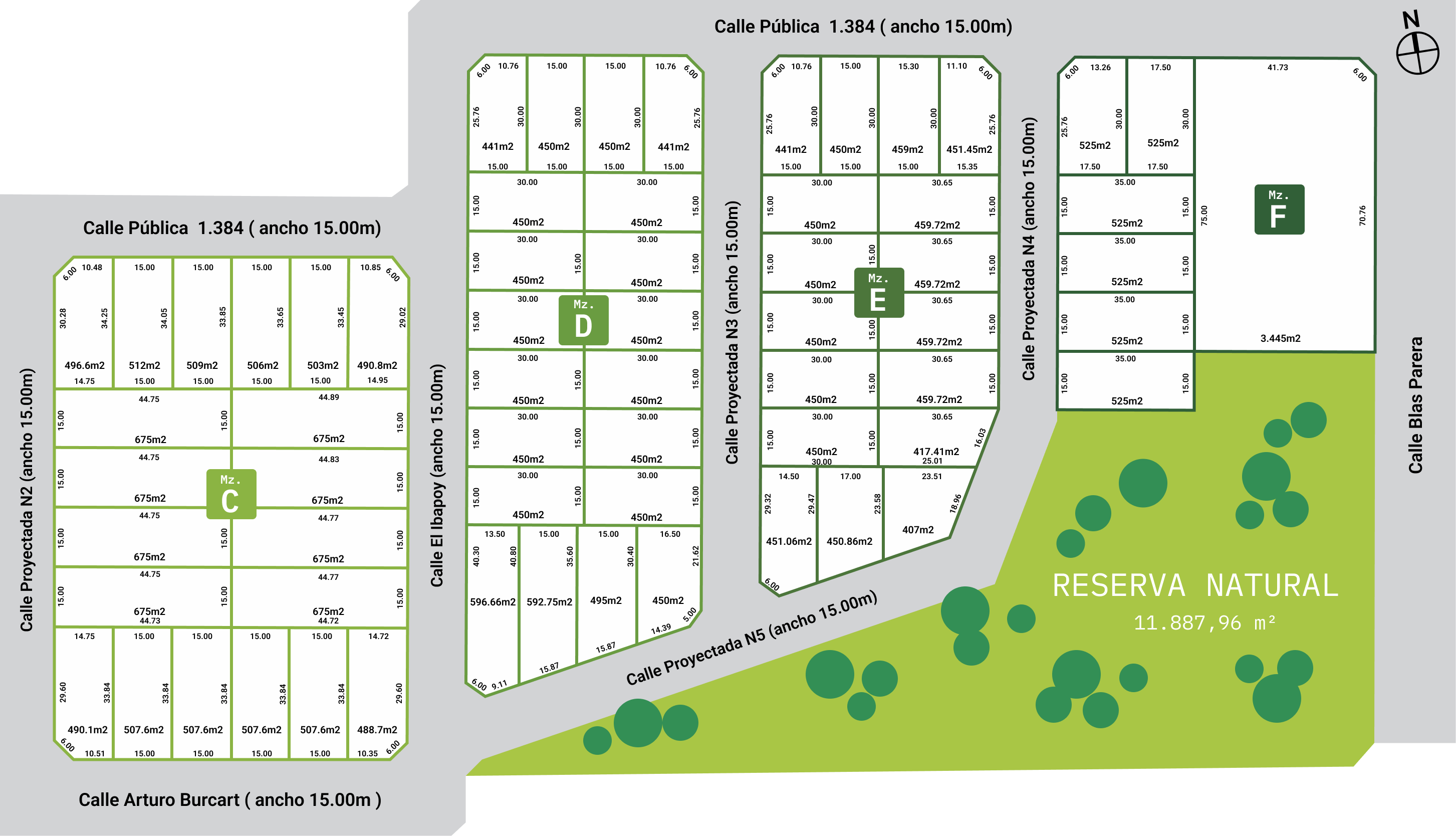 Loteos Terrazas urbanización